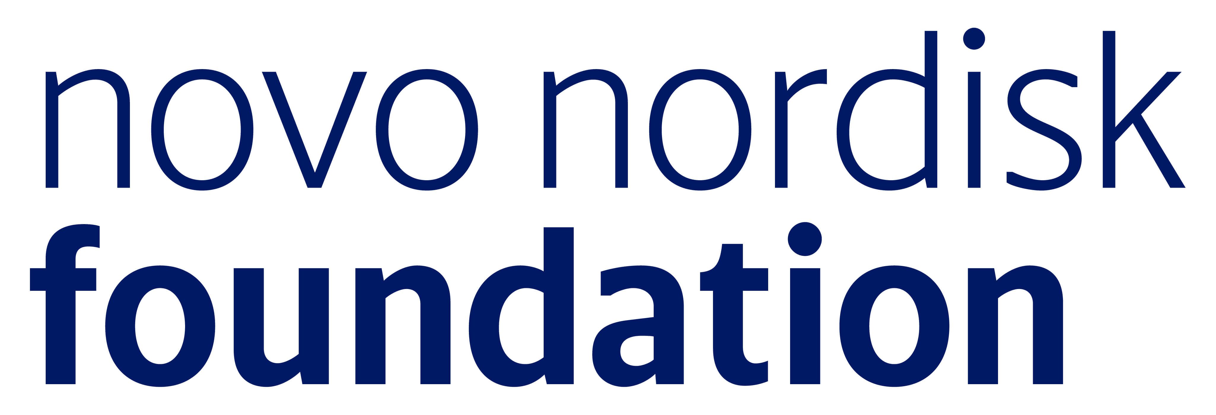 Logo of Novo Nordisk Foundation.