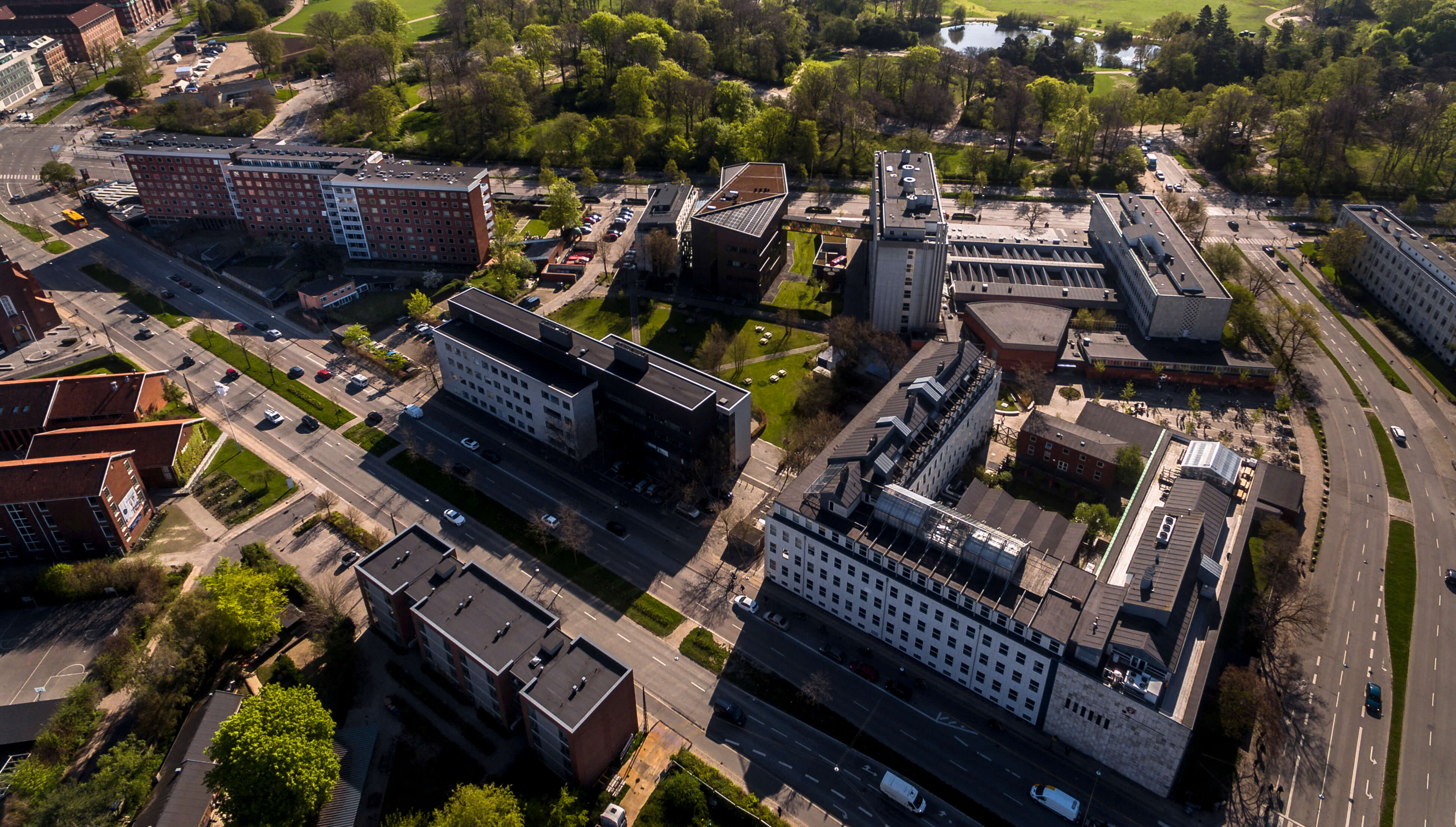 Pharma USCPH buildings seen from above.